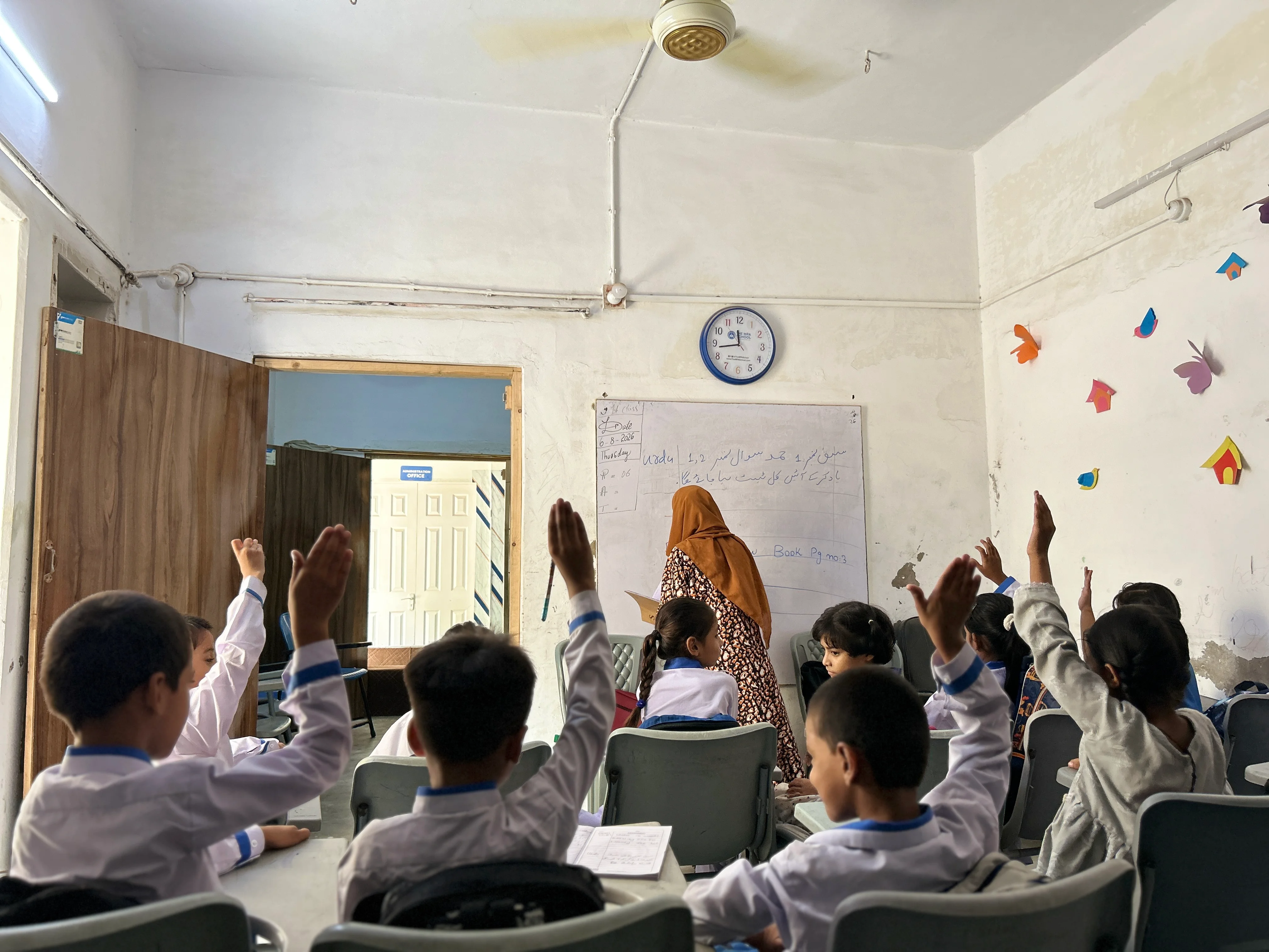 Students Learning in Classroom